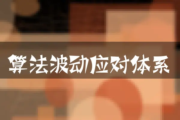算法波动应对体系